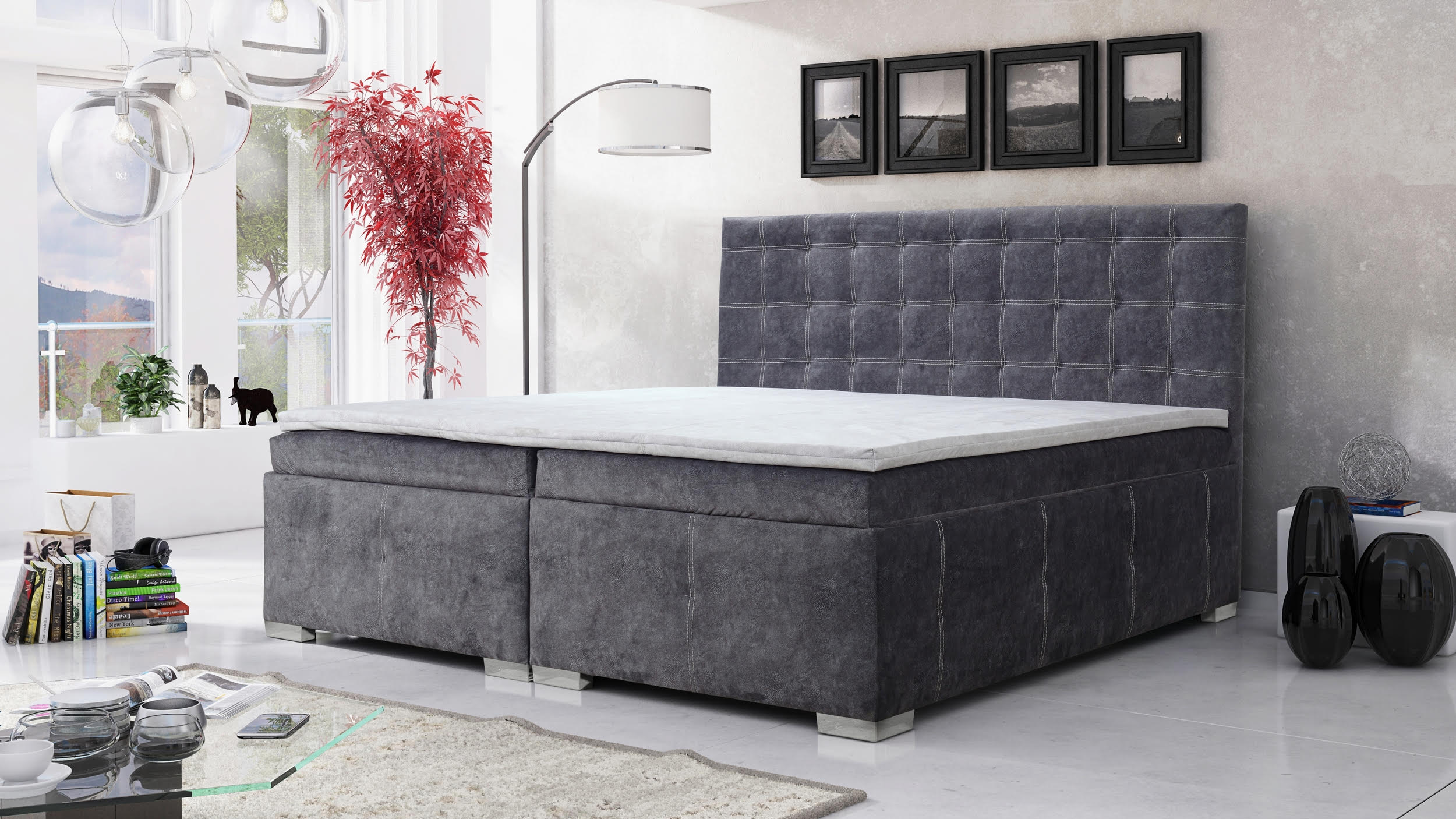 Boxspring Miami I premium Rozměr: 180 x 200 cm