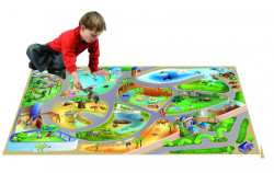 Koberec 3d ultra soft zoo - 70 x 95cm