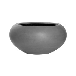 Květináč Cora, barva šedá, více velikostí - PotteryPots Velikost: S - v. 25.5 cm, ⌀ 47 cm