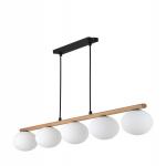 TK Lighting - Závěsná lampa Estera Wood 5